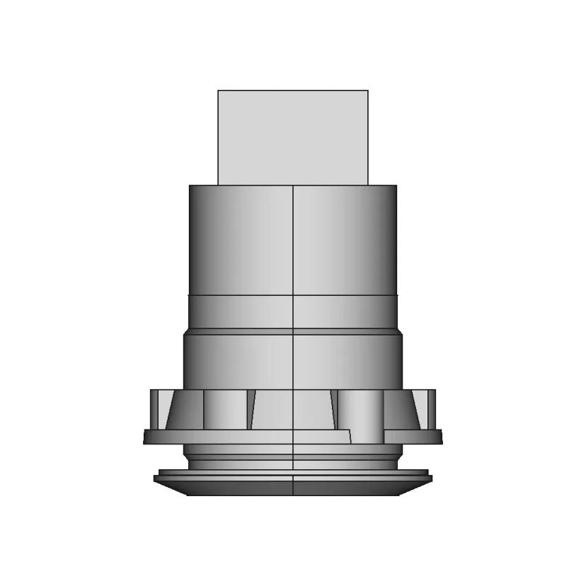 Tru Components RJ45-02-BK RJ45 Panel Mount Socket Black