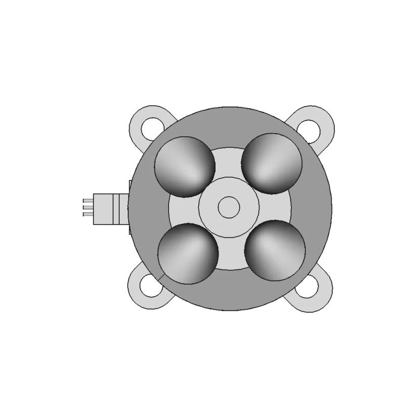 Brushless DC Motor Model A2212 1000 KV for RC Applications