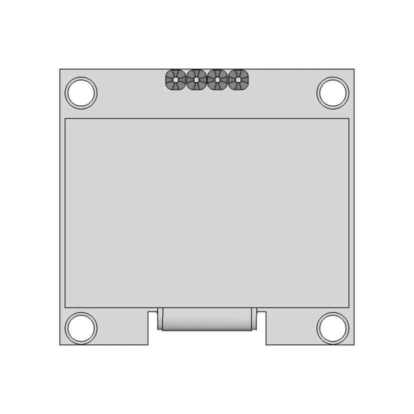 1.3 Inch OLED I2C Display Module for Electronic Applications