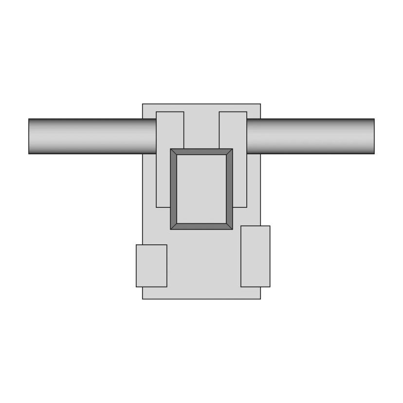 200A HS-Series Current Sensor by MAUCH - Detailed CAD Model
