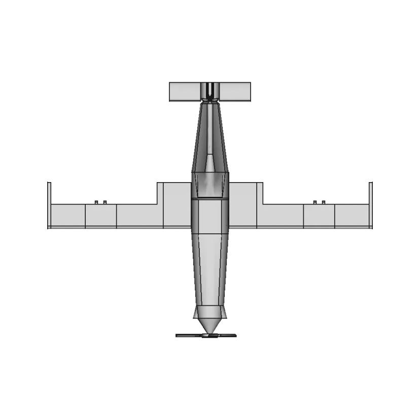 Initial Model Airplane Design with Active Control Surfaces