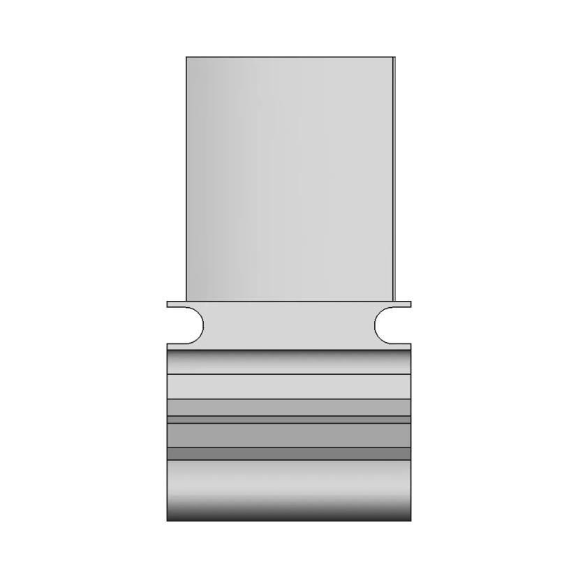 High-Pressure Compressor Blade for Industrial Applications