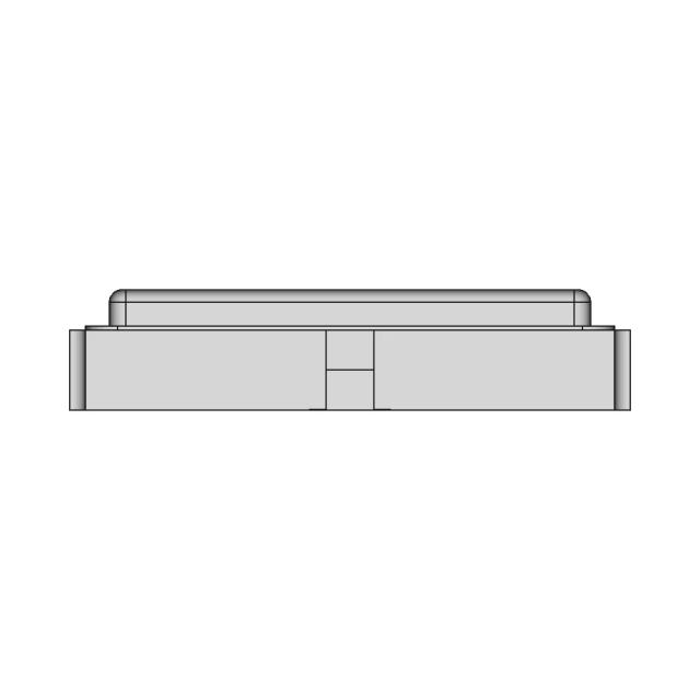 ECS Monolithic Crystal Filter 7050 SMT PCB Case Model