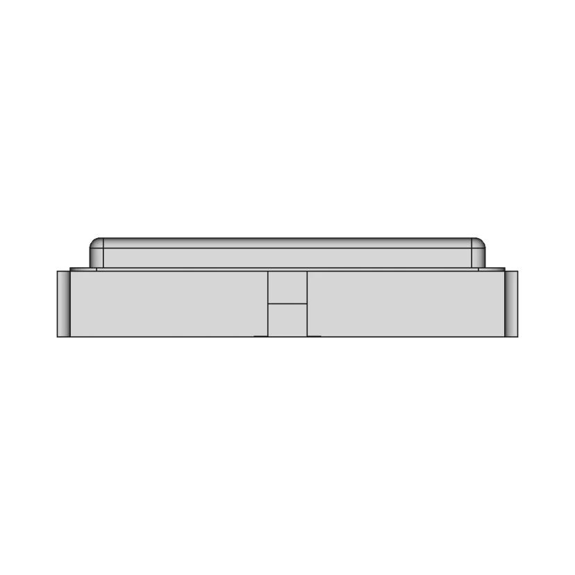 ECS Monolithic Crystal Filter 7050 SMT PCB Case Model