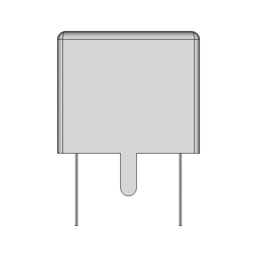 ECS Monolithic Crystal Filter with SC-2 Thru-Hole PCB Case