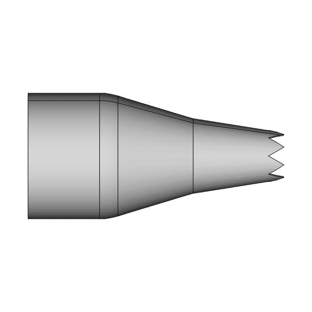 Chevron Nozzle Geometry for Jet Noise Reduction