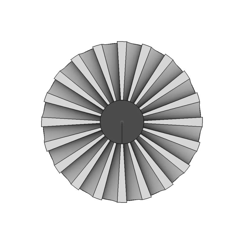 Turbine Blade Engineering Model