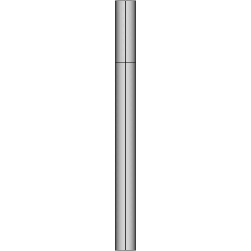 High Barrel for 9x19mm Bullet Destruction