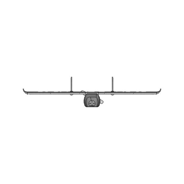 Fixed Wing Aircraft Component CAD Model