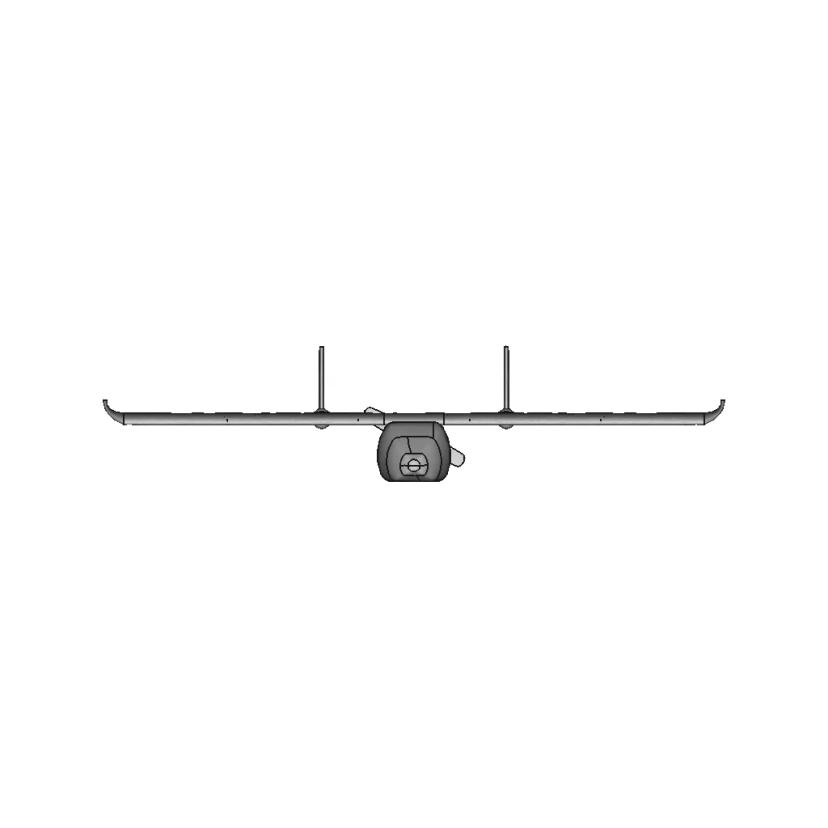 Fixed Wing Aircraft Component CAD Model