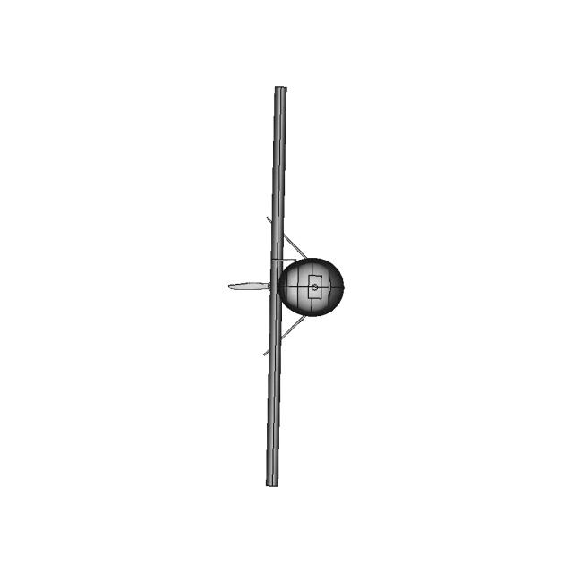 NACA 2415 Airfoil Wing with 1800mm Wingspan for Aerodynamic Applications