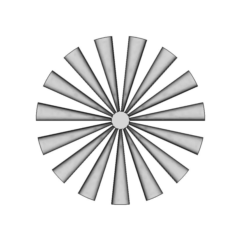 Jet Engine Fan CAD Model for Aerospace Applications