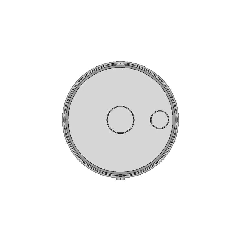 Air Purification Canister with 6-Inch Intake and 4-Inch Exhaust