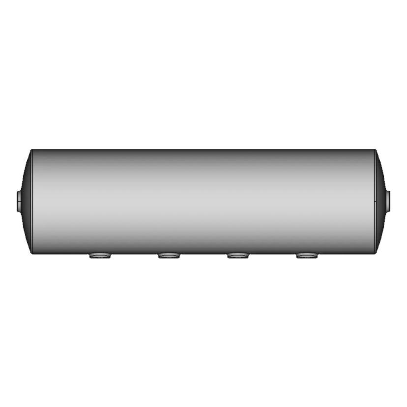 Aluminium Air Tank for Air Suspension with 1/4 Ports