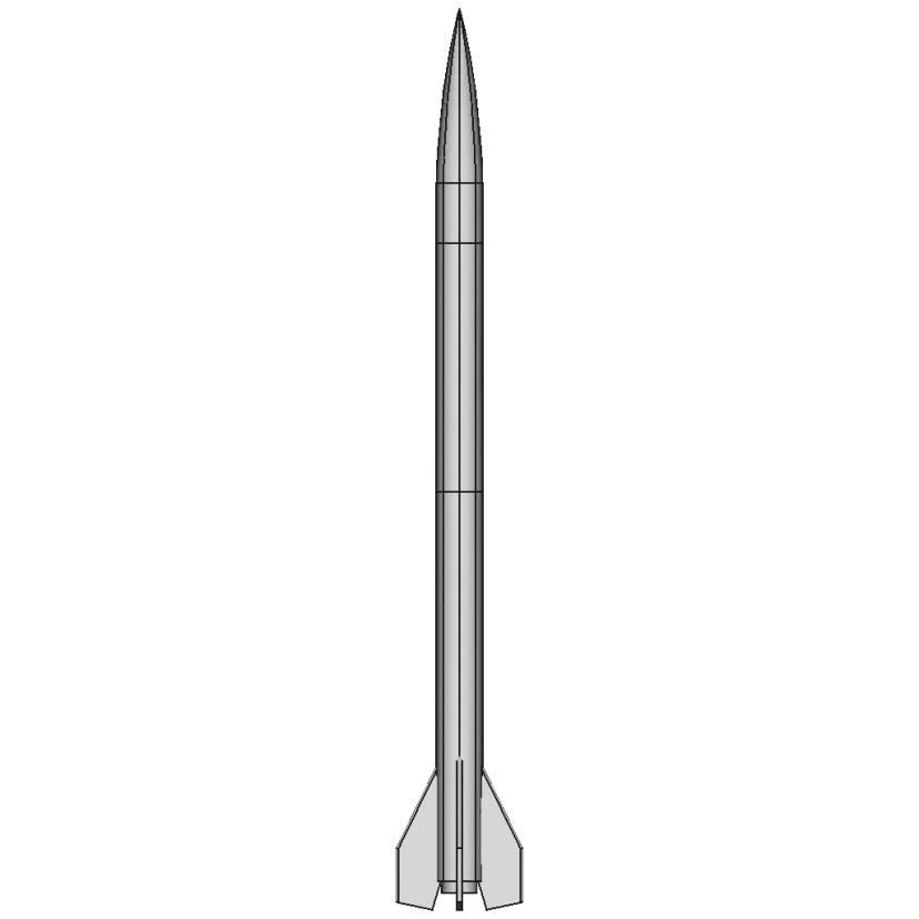 Hobby Model Rocket CAD Design for Aeronautical Projects