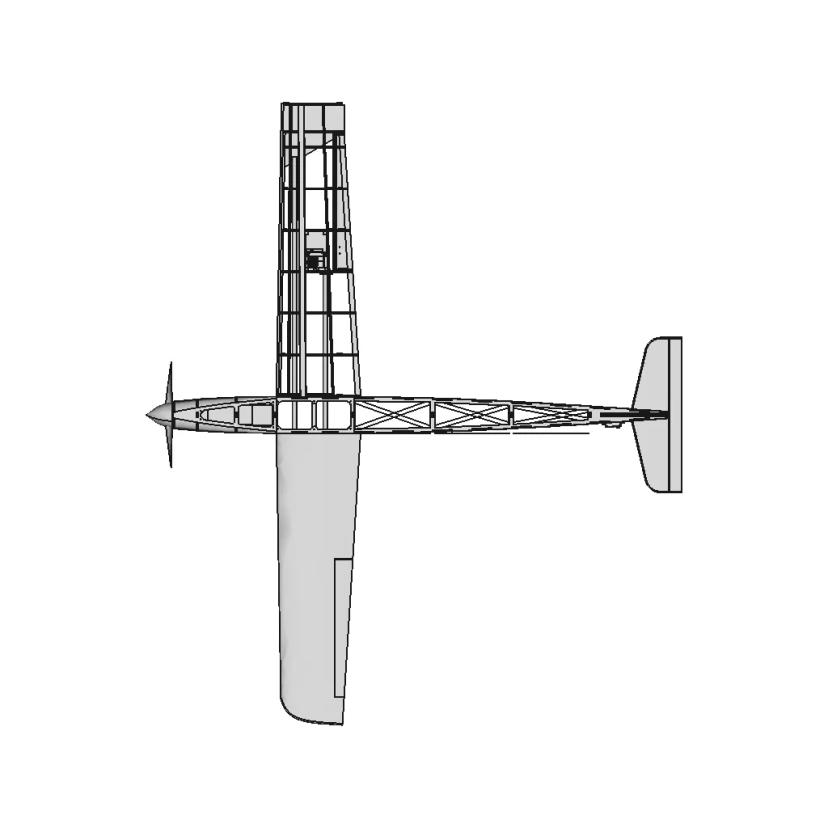 F5D Style Racing Model Aircraft with 1200mm Wingspan