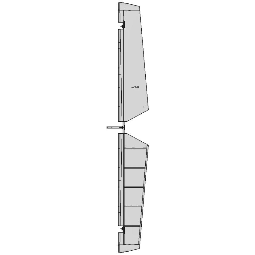Falco F8 Aircraft Assembly - Stabilizer and Wing Components