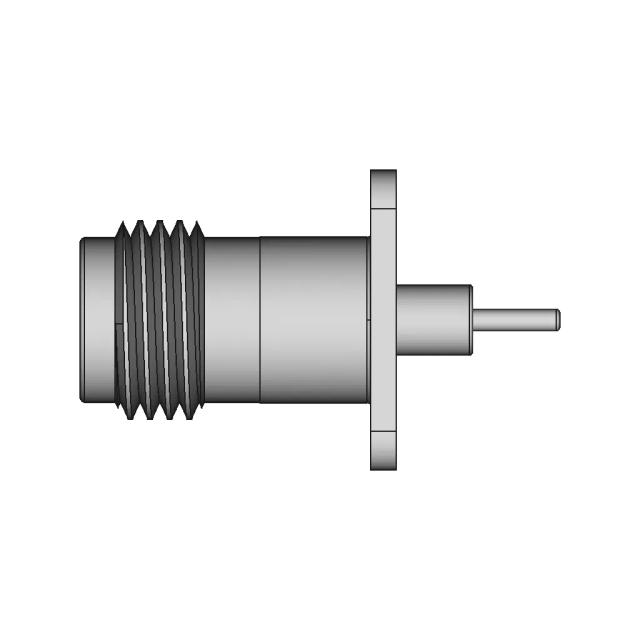 Amphenol 11 GHz TNC Coaxial 17.5mm 4-Hole Flange Connector Model