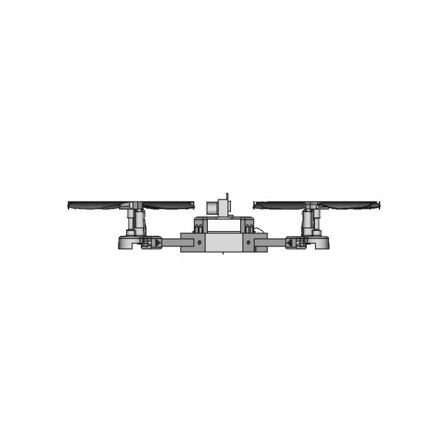 Custom Quadrocopter with Brushed Motors and FPV Camera Integration