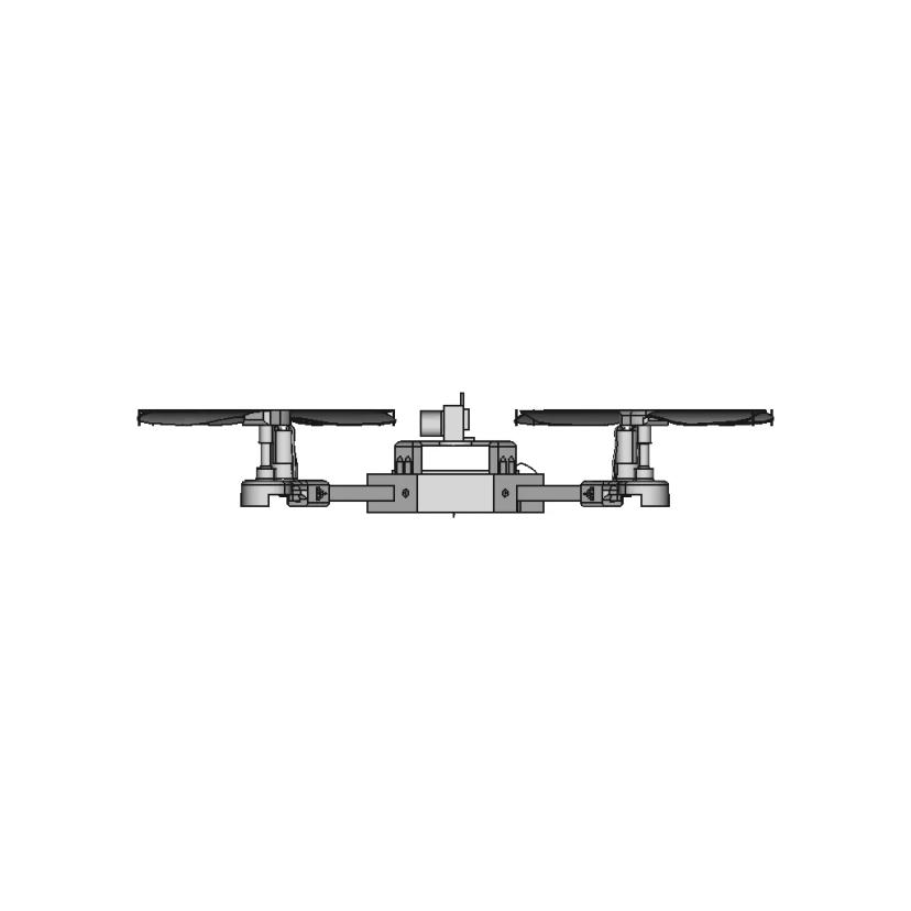 Custom Quadrocopter with Brushed Motors and FPV Camera Integration