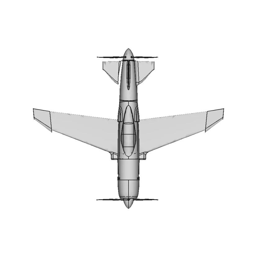 Next Generation Do 335 Aircraft Model