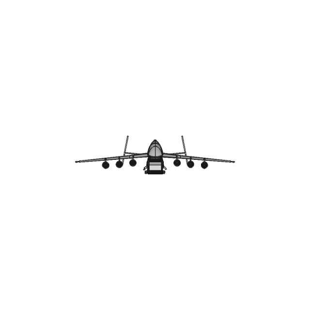 Antonov An-225 Aircraft Replica CAD Model