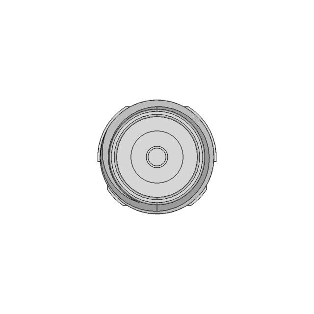 50 Ohm Rosenberger Soldered Edge Launch 2.92mm Connector Model