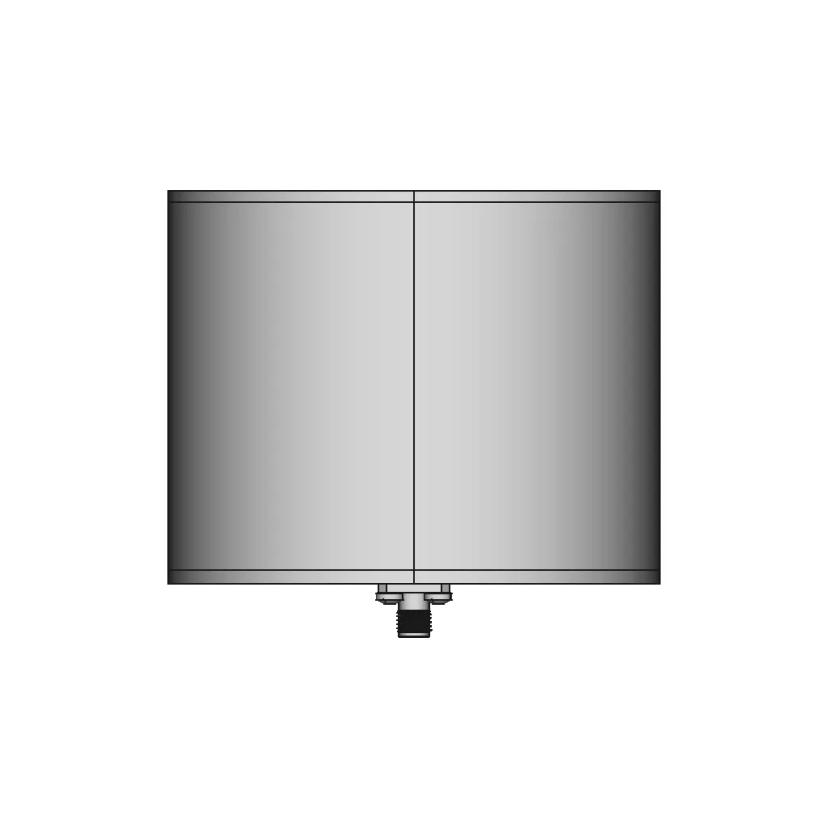 Inverted Pyramid Broadband Antenna with Stacked Square Design