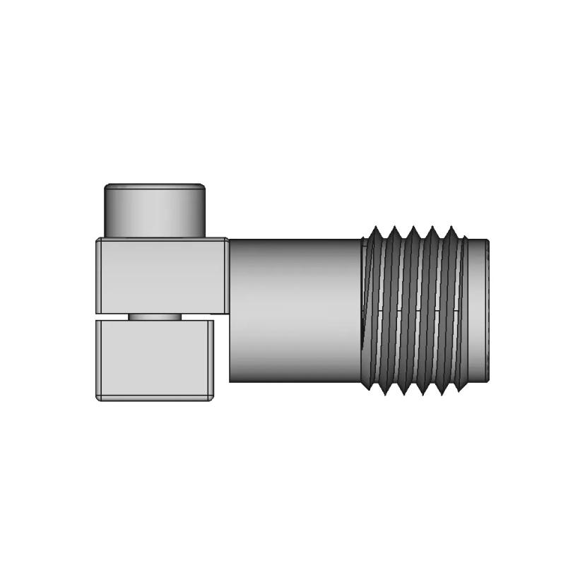 50 Ohm Rosenberger Edge-Launch Substrate Clamping 2.92mm Connector for High-Frequency Applications