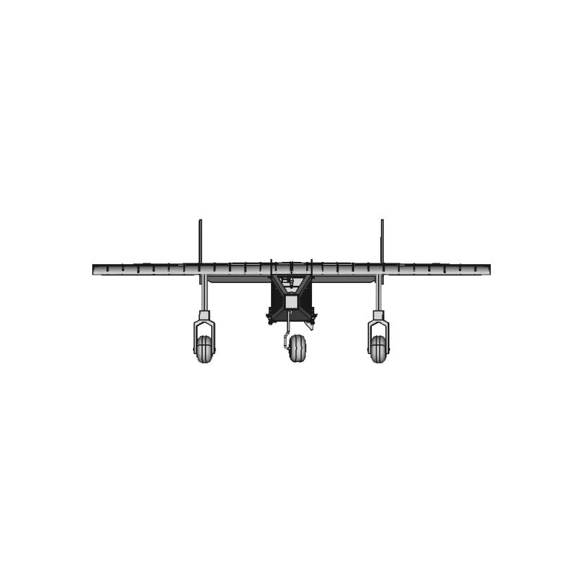Micro UAV with 130cm Wingspan Laser-Cut Aircraft Model
