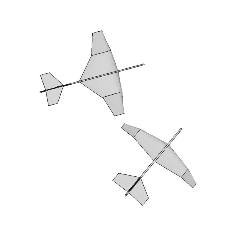 Wooden Hand Glider CAD Model for Educational Use