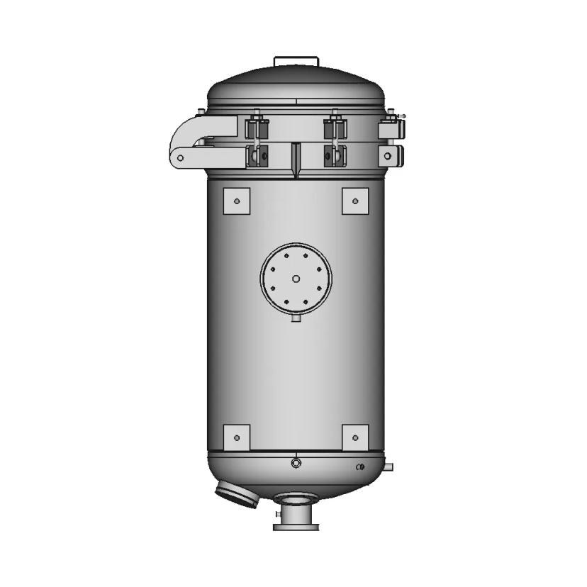 26-Inch Horizontal Fuel Water Separator for Industrial Applications