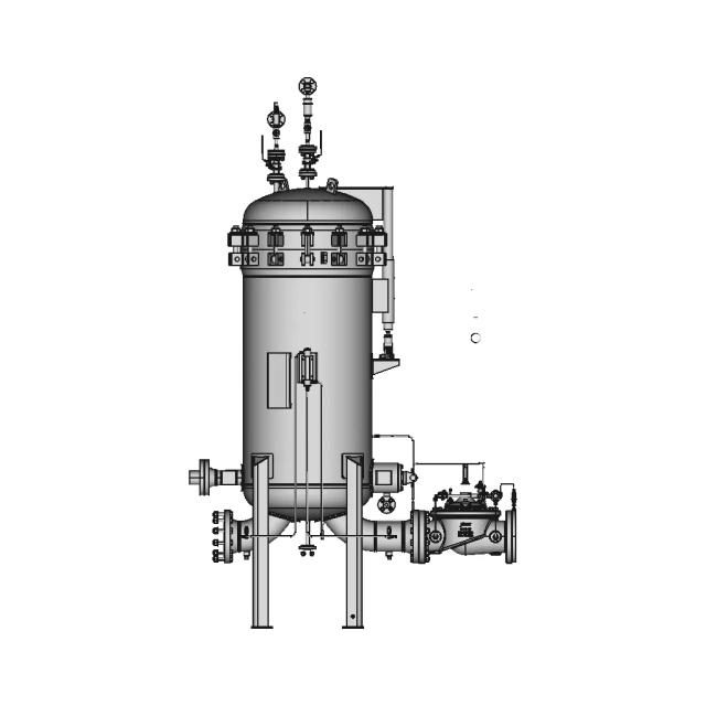 Vertical Water Separator Filter Vessel for Industrial Applications