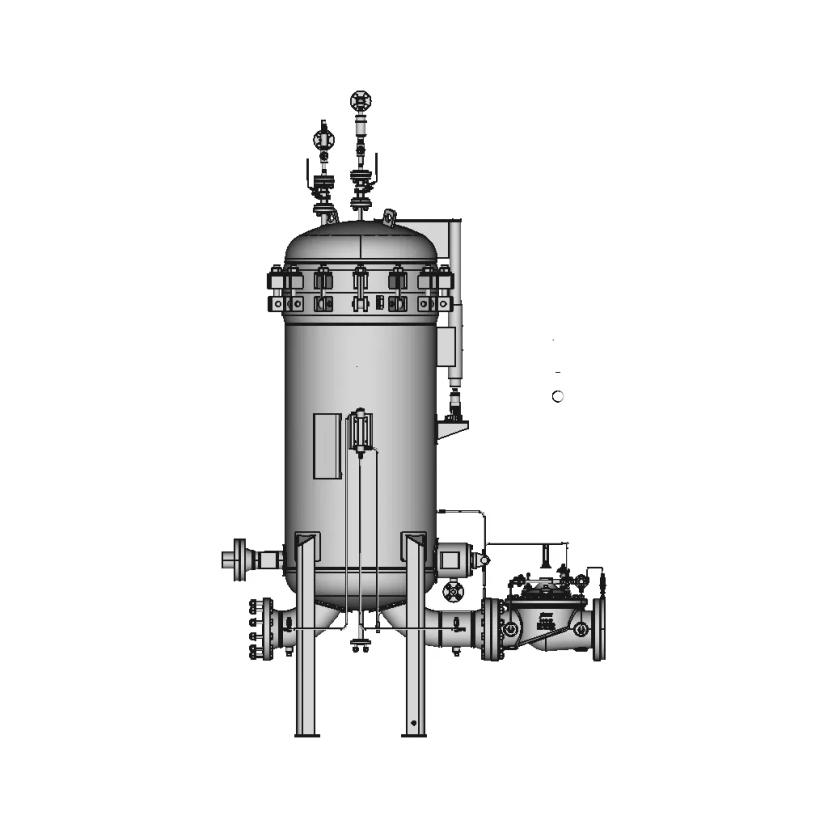 Vertical Water Separator Filter Vessel for Industrial Applications