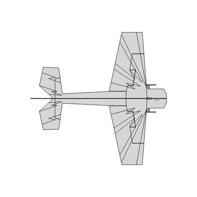 Shockflyer Model Constructed from 3mm Foam Materials
