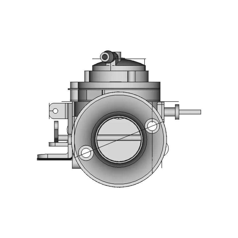 Carburetor Assembly for Black Bull 253 Paramotor