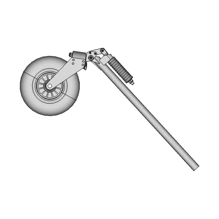 Light Aircraft Nose Landing Gear Assembly