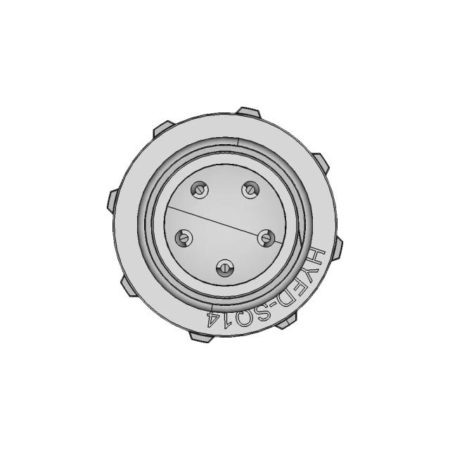 IP68 Rated 5-Pin Waterproof Connector with Male and Female Housings