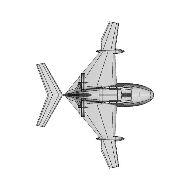 Ekranoplan Vehicle 3D Model for Engineering Applications