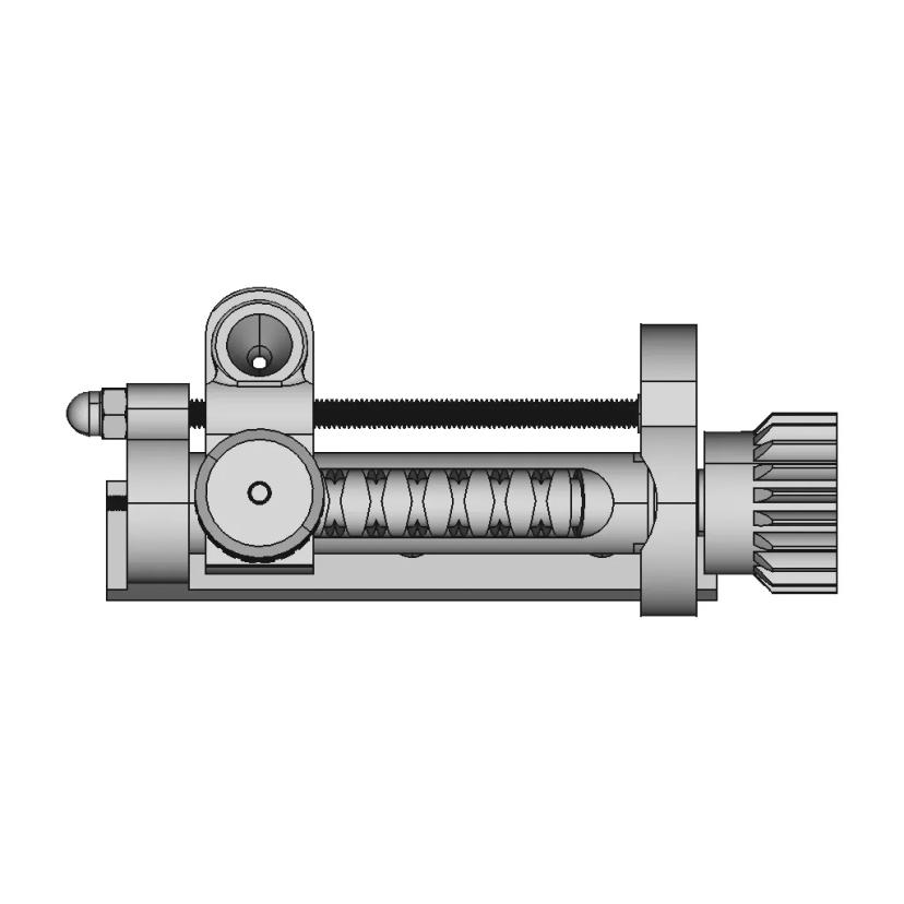 Mechanical Direction Reverser with Threaded Design for 3D Printing Applications