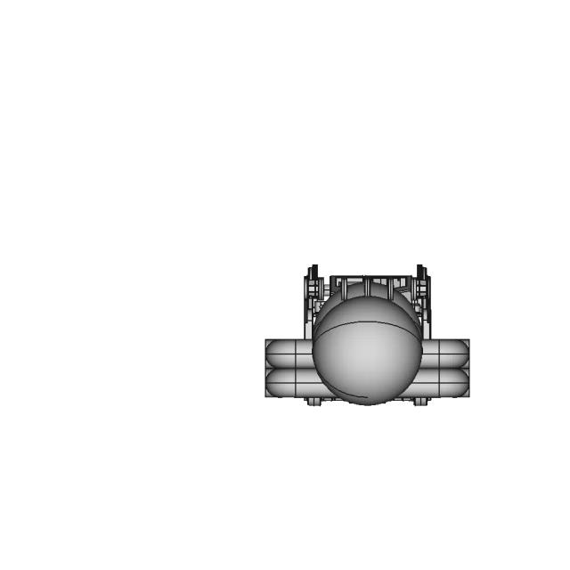 Compact 3D Printable Mini Bot with Cargo Catapult Mechanism