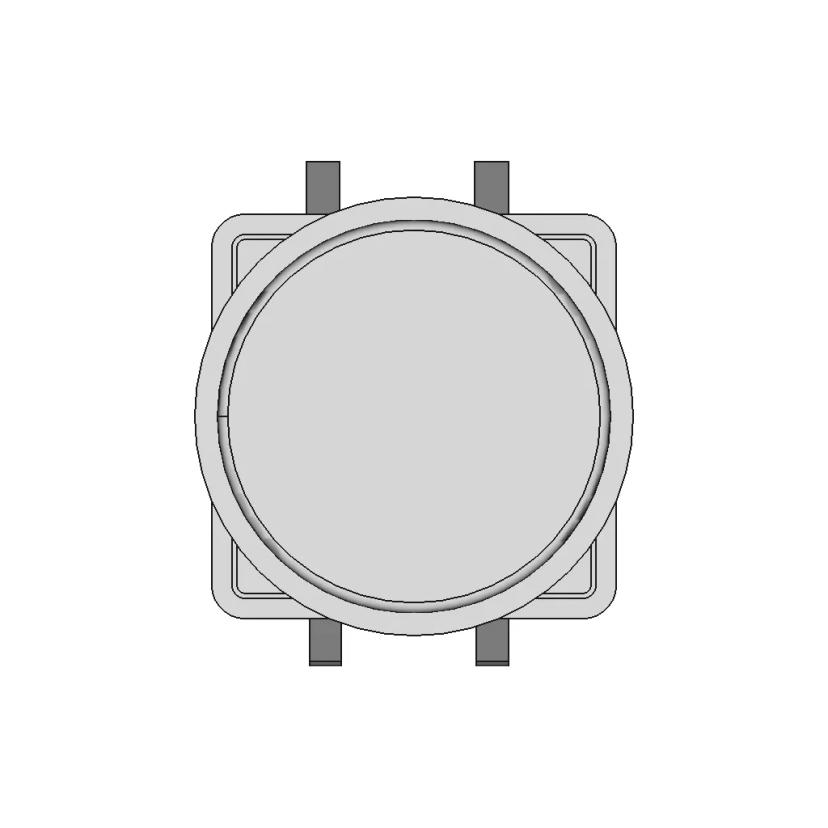 Pushbutton Switch with Replaceable Cap and Four Leads for Arduino Applications