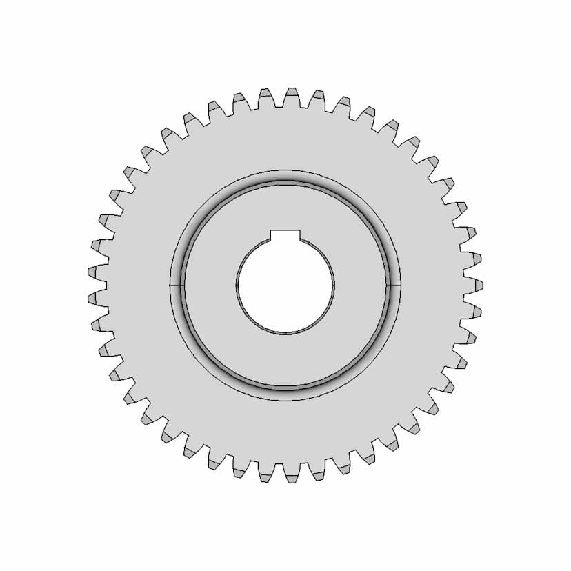 Super Gear M4-45T with 45mm Diameter Shaft
