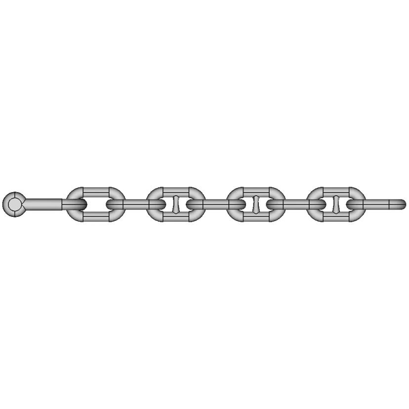 Ship Chain Anchor CAD Model for Marine Applications