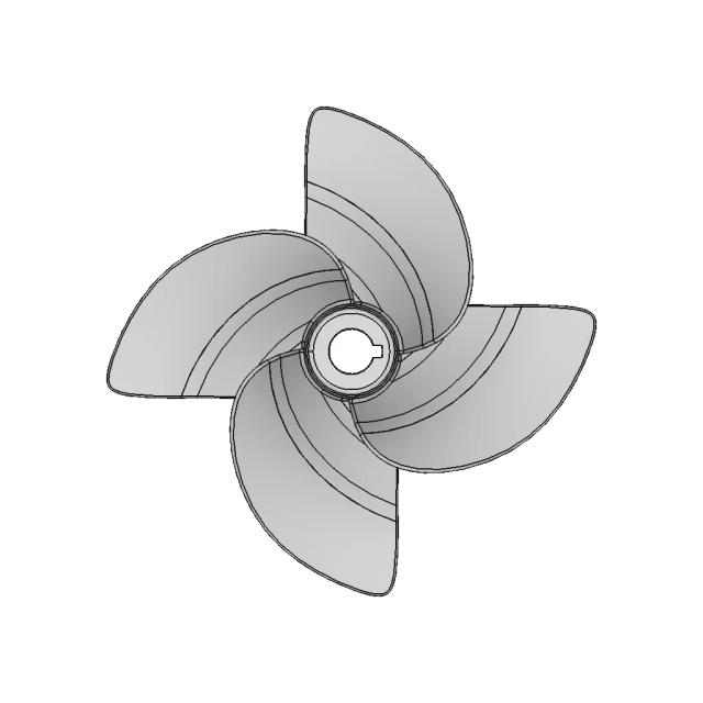 Basic Propeller CAD Model for Engineering Applications