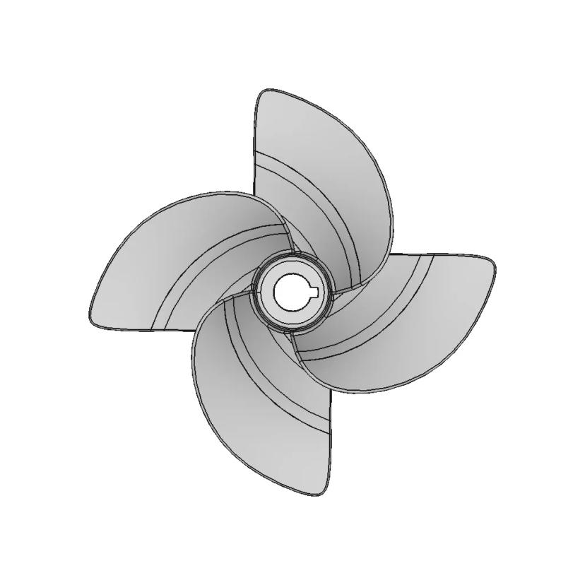 Basic Propeller CAD Model for Engineering Applications