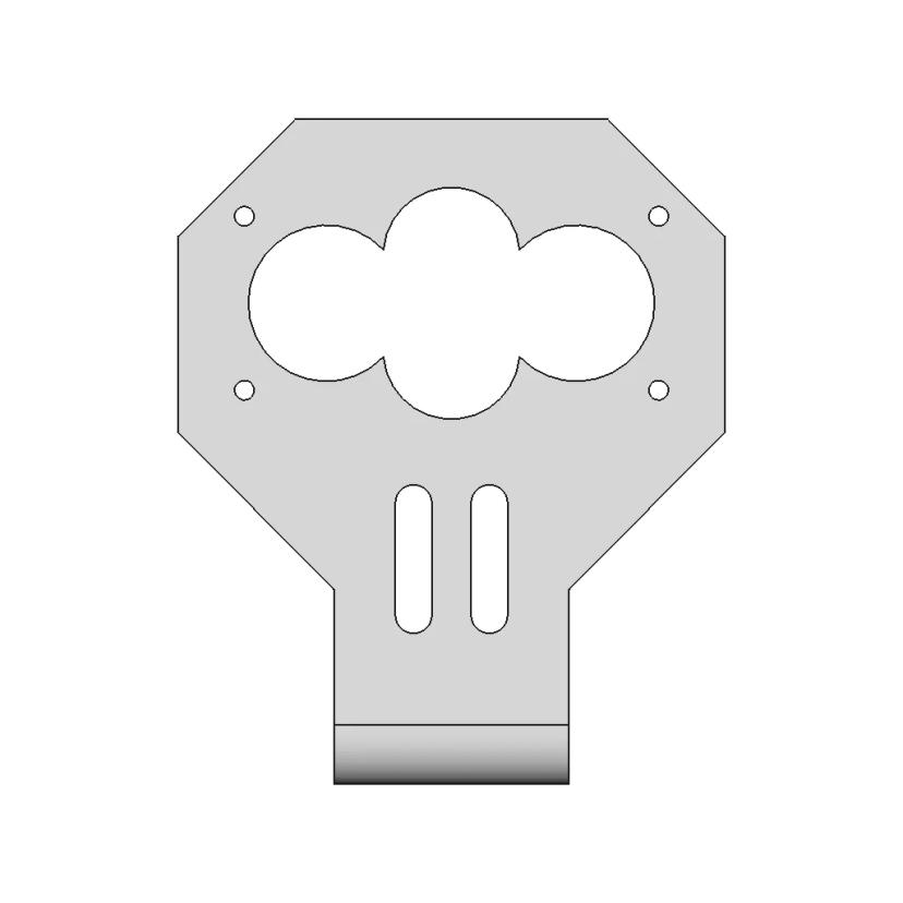 Acrylic Holder Designed for Ultrasonic Sensor Mounting