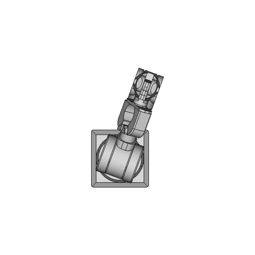 Simple Robotic Arm CAD Model for Engineering Applications