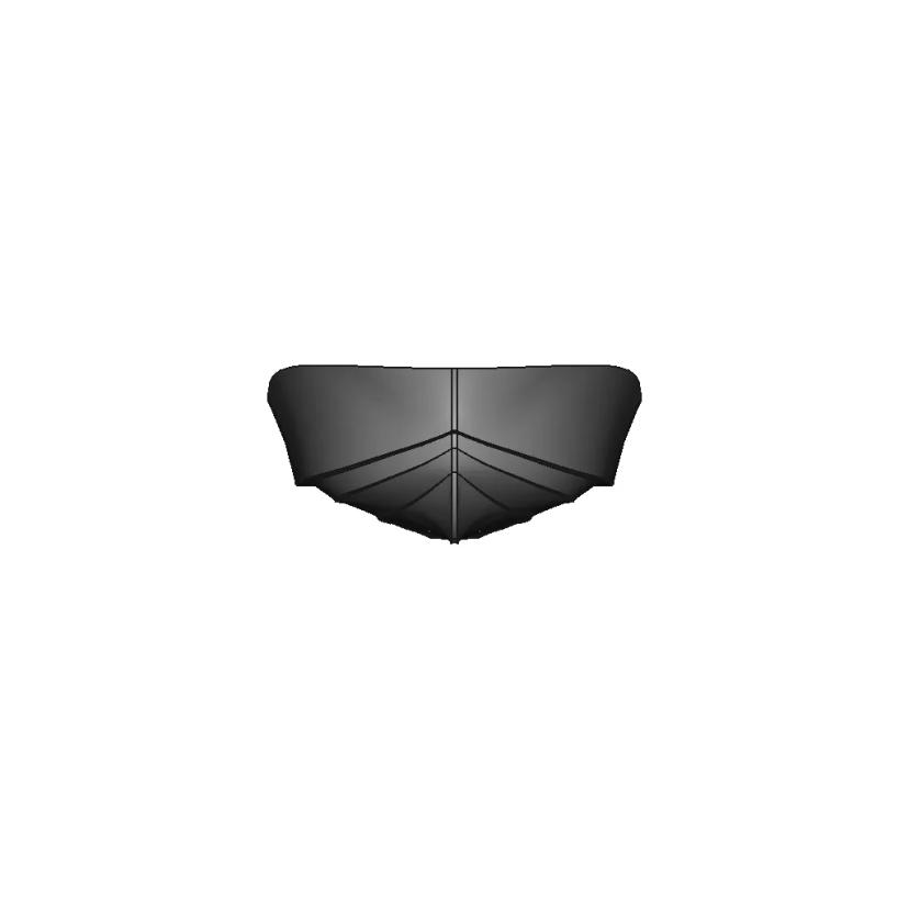 Half Finishing Fishing Open Boat CAD Model