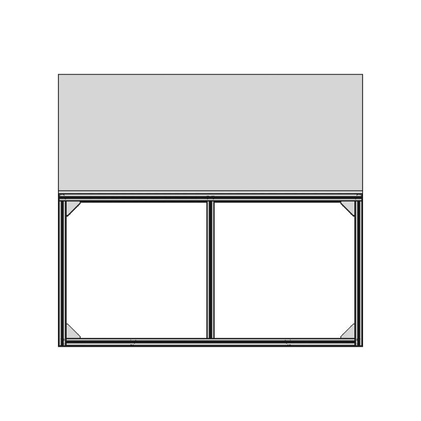 Standard Fish Tank Stand with BR45x45L Aluminum Profile Support